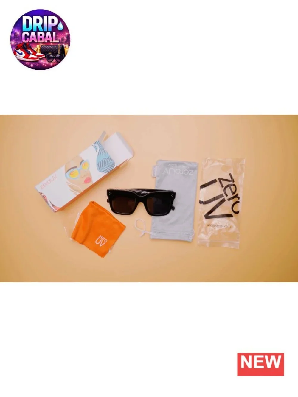Oversized Retro Square Sunglasses Women UV400 50mm Vintage
